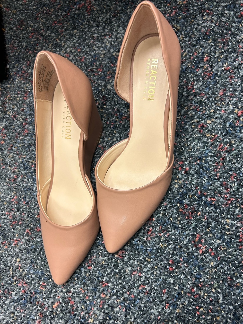 Kenneth Cole Reaction Blush Pointed-Toe Wedge Pumps